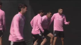 Lionel Messi practices in San Jose as Inter Miami prepares to take on the Earthquakes