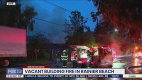 Vacant building fire in Rainier Beach