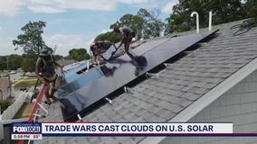 Trade wars cast clouds on US solar energy