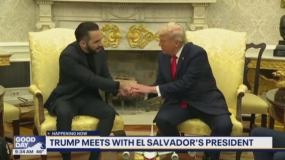 Trump meets with El Salvador's president