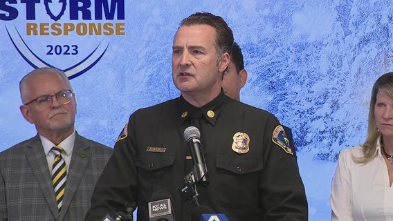 San Bernardino County officials provide an update as storm cleanup continues