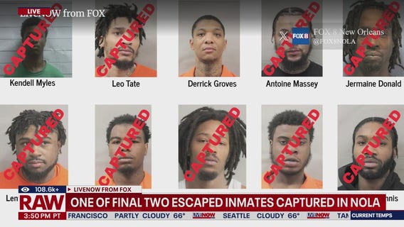 Antoine Massey, 9th New Orleans jail escapee, recaptured