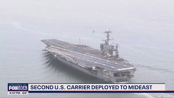 Second US carrier deployed to Middle East