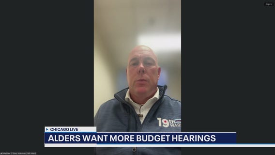 Chicago alders want more budget hearings | ChicagoLIVE