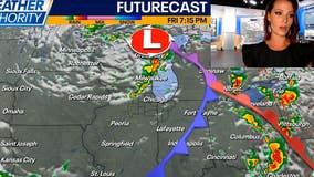 Evening storms expected in Chicagoland with slight severe risk