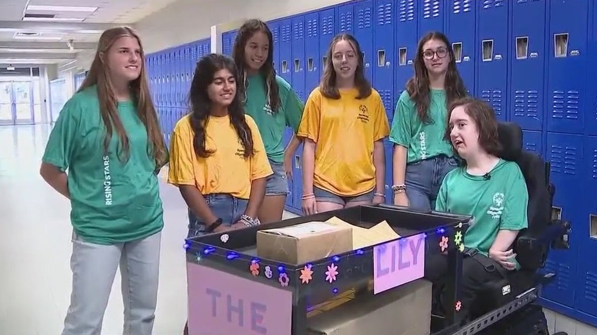 Students design delivery solution for classmate in wheelchair