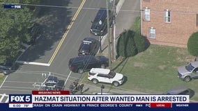 Hazmat situation in Herndon after fugitive's arrest