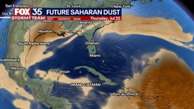 Saharan Dust continues to impact tropics