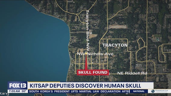 Kitsap, WA deputies discover human skull