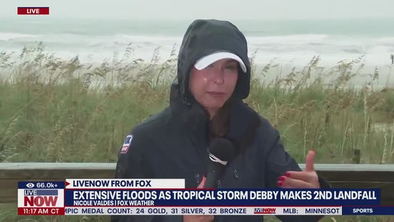 Mapped: Who’s seen the greatest rainfall from Debby