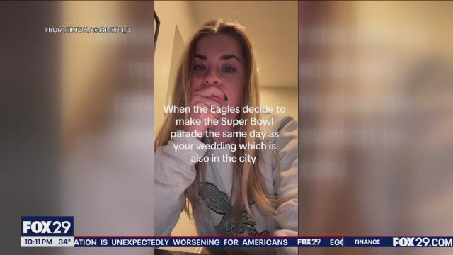 Couple nervous as their Philly wedding falls on parade day