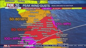 Milton now a Cat 2 hurricane, with eye over Manatee Co.