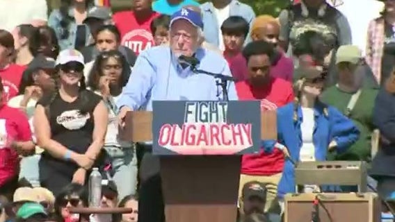 FULL: Bernie Sanders 'Fighting Oligarchy' rally in LA
