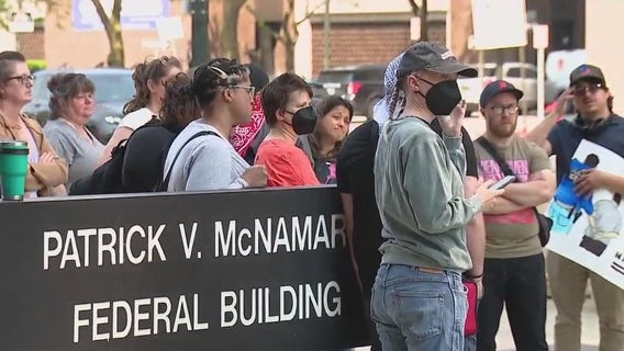 Anti-ICE demonstrators appear in Detroit amid LA protests