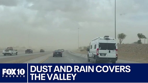 Dust and rain cover the Valley in latest winter storm