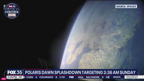 Polaris Dawn splashdown Sunday morning off Florida coast