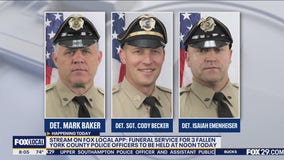 Funeral services to be held for 3 slain Pennsylvania police officers