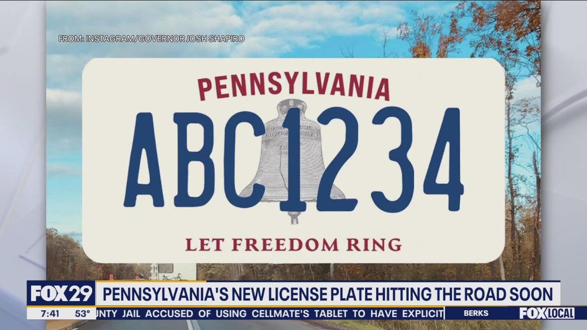 Here's when you can get a new Pennsylvania license plate