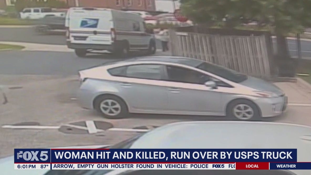 Woman killed after being struck by USPS mail truck in Maryland