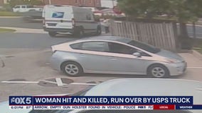 Woman killed after being struck by USPS mail truck in Maryland