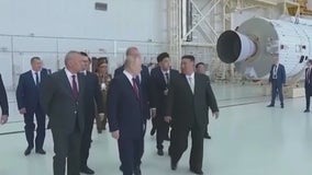 Vladimir Putin meets with Kim Jong Un in North Korea
