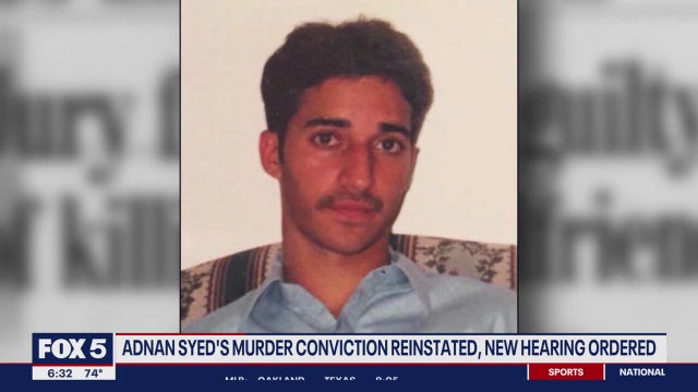 Adnan Syed's murder conviction reinstated, new hearing ordered by Maryland Supreme Court