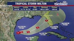 Tropical Storm Milton heads toward Florida