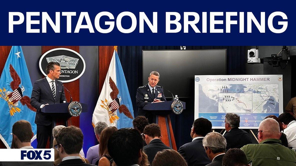 PENTAGON BRIEFING: U.S. Bombs three nuclear sites in Iran