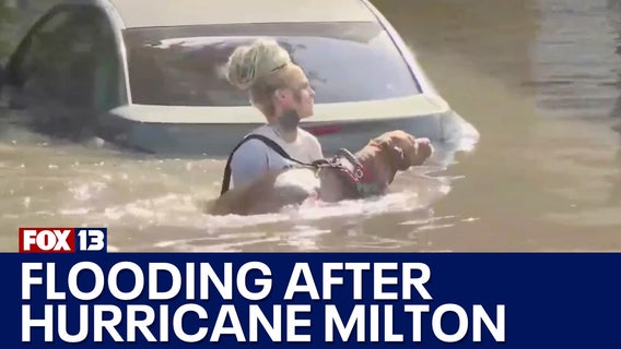 Hurricane Milton: Flooded apartments in Clearwater, FL