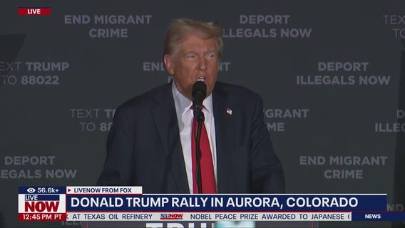Trump visits Aurora, Colorado to warn of migrant threat that city says doesn't exist