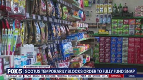 Supreme Court temporarily blocks order to fully fund SNAP