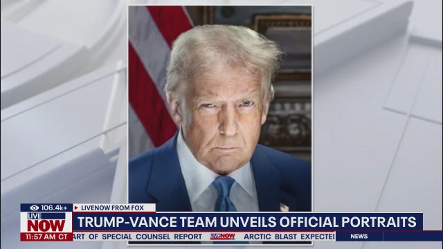 Trump’s fresh White House portrait sparks interest amid controversy over National Portrait Gallery leadership