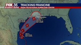 Francine to become hurricane before landfall: NHC