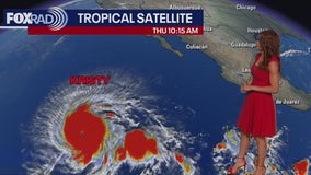 Watching Kristy, possible development in Caribbean