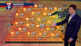 MN weather: Sunny and comfortable Monday