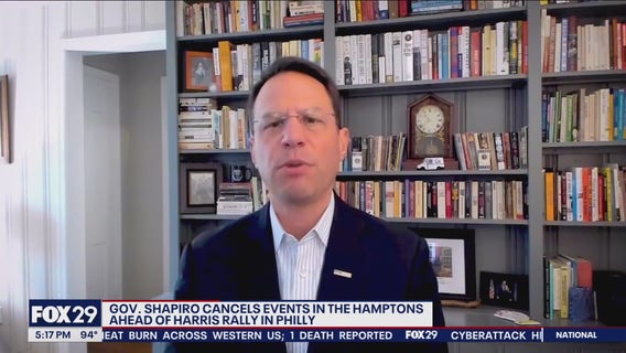 Shapiro cancels weekend events ahead of Harris' VP announcement, Philadelphia rally