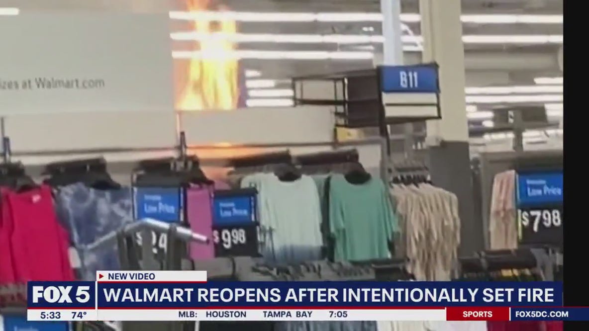 Winchester Walmart reopens after fire set in store, officials say