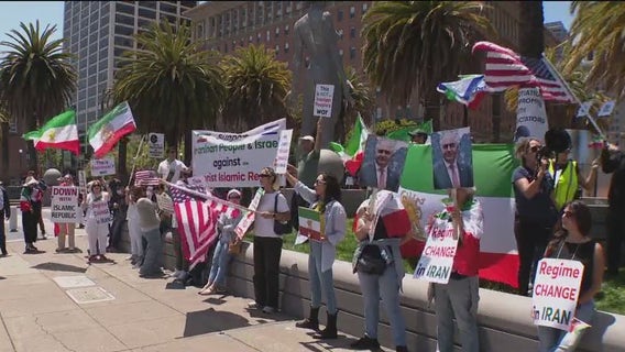 Dueling SF rallies for, against bombing Iranian nuclear sites, US involvement