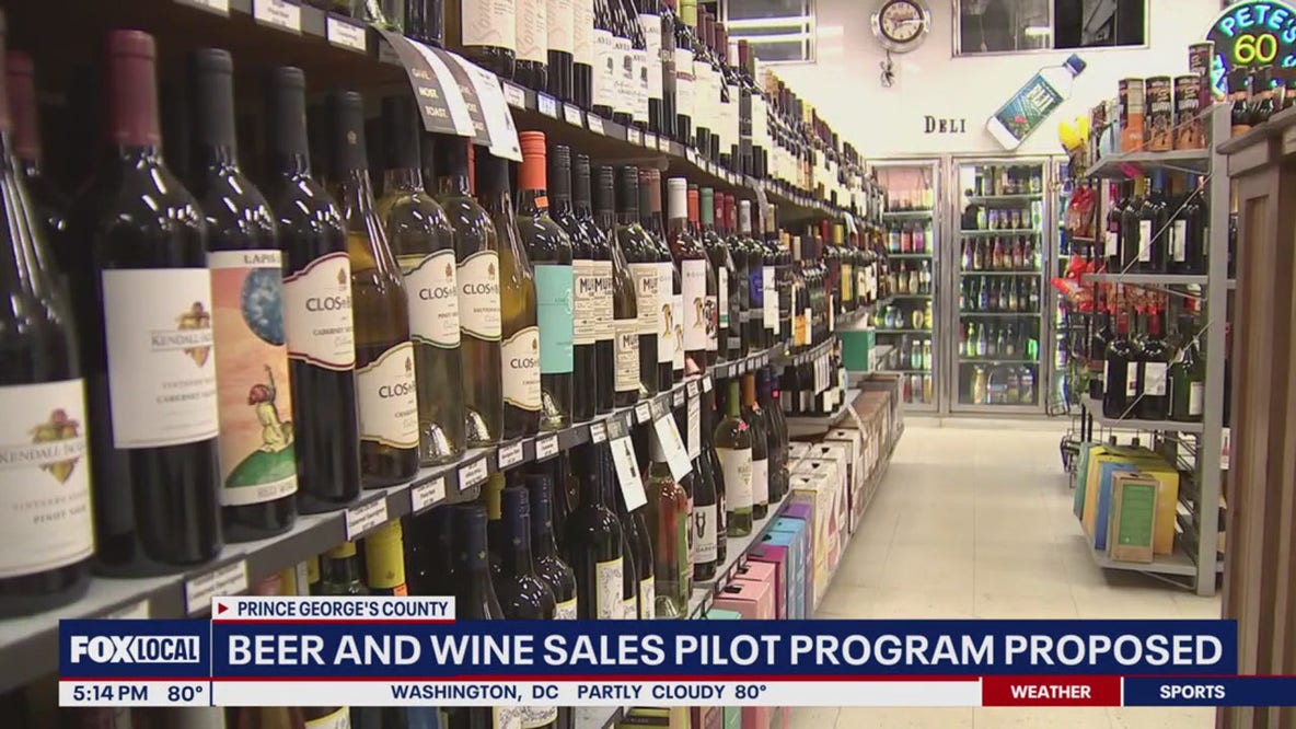 Prince George's County council pushes pilot program to sell beer, wine in grocery stores