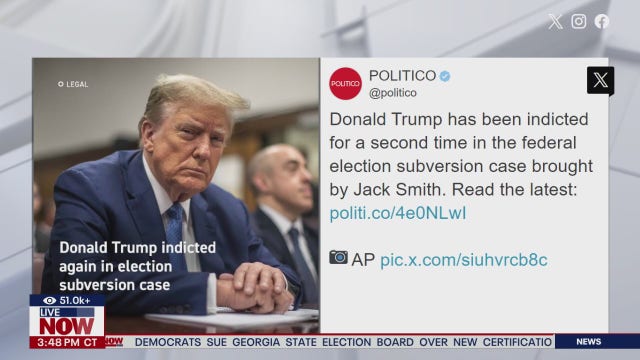 Special counsel files new indictment in Trump Jan. 6 case