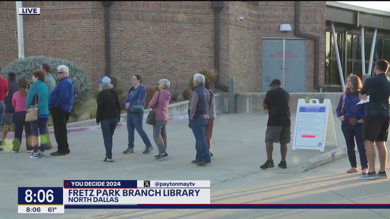 North Texas early voting locations getting busy FOX 4 DallasFort Worth