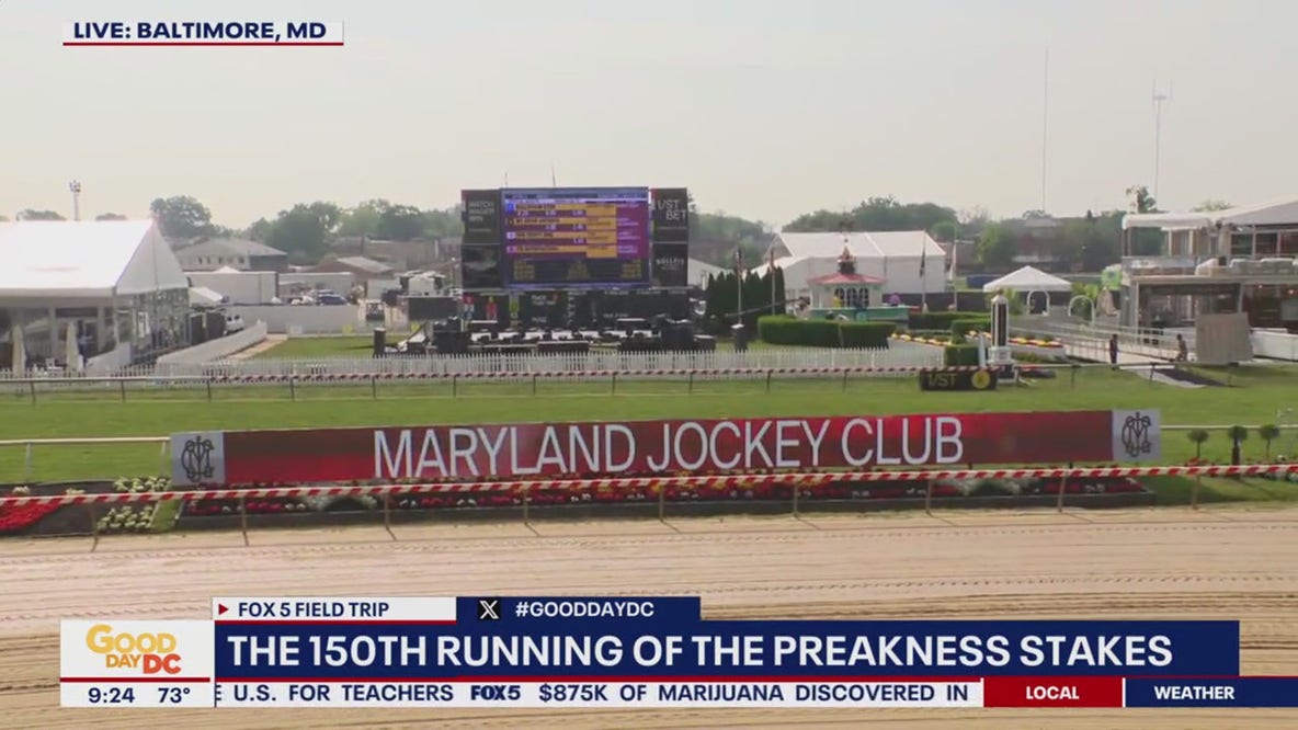 Preakness Stakes celebrating 150 years at Pimlico Race Course