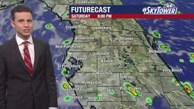 Tampa weather | Spotty rain clearing out