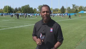 WATCH - Woody reports from Lions practice where the team appears to be getting some help along the defensive line this week