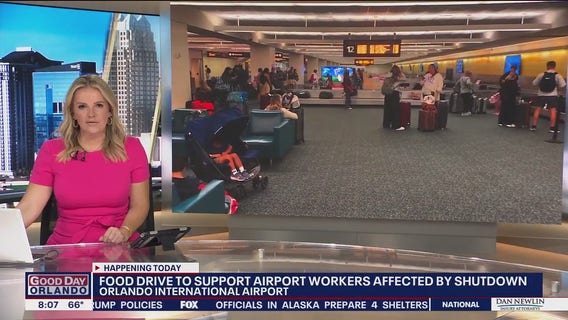 Food drive to support airport workers affected by shutdown