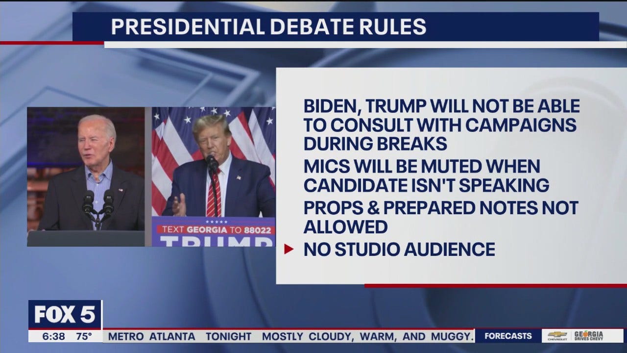 Breakdown Of Presidential Debate Rules