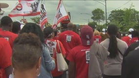 Hundreds march through West Side to promote safe summer