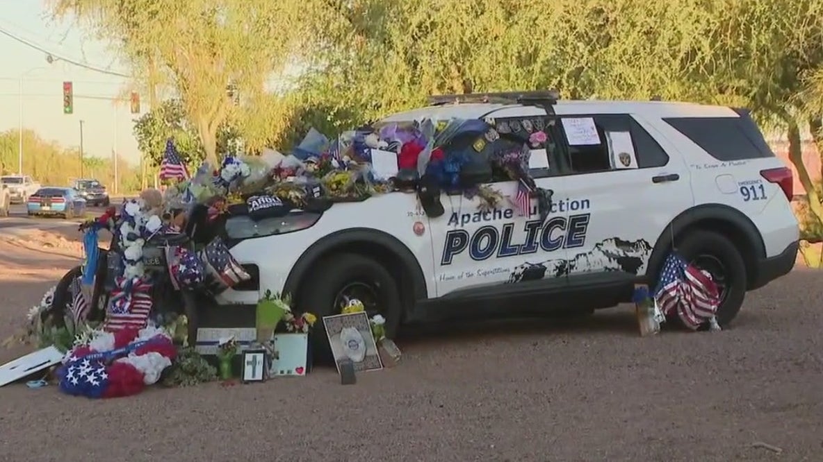 Procession, funeral service for Ofc. Gabriel Facio