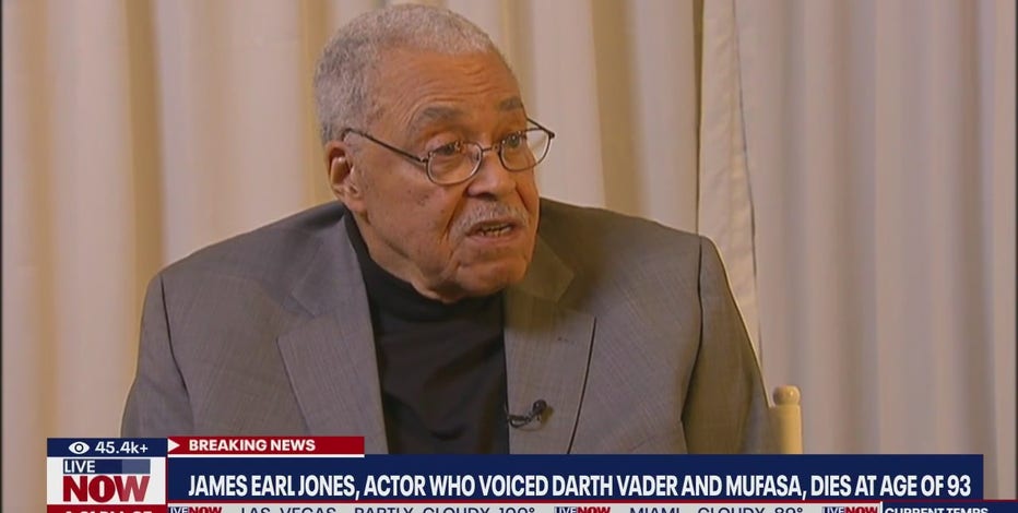 Legendary actor James Earl Jones, iconic voice of Darth Vader, dies at 93