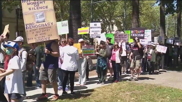 Thousands gather in San Jose to protest Trump administration